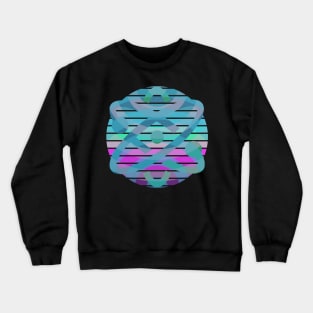 Retro-futuristic atom 2 Crewneck Sweatshirt